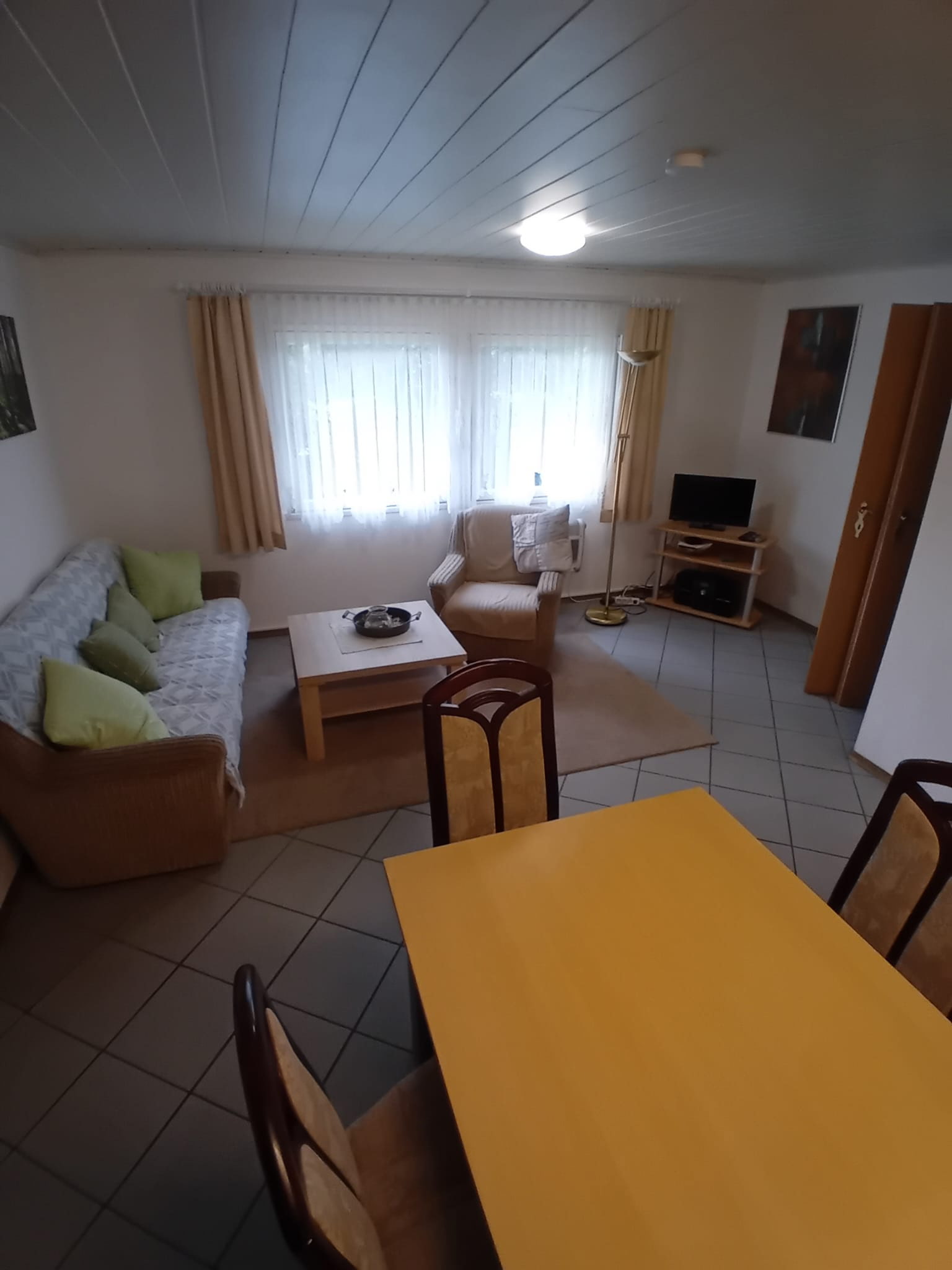 Wohnzimmer der Ferienwohnung